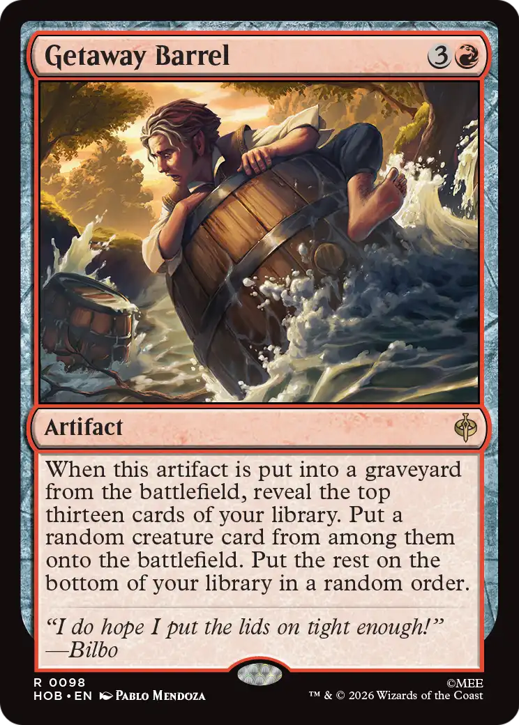 Getaway Barrel