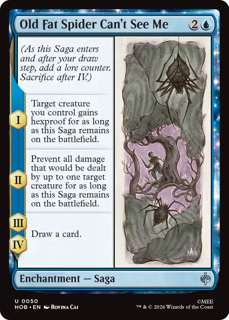 Old Fat Spider Can't See Me