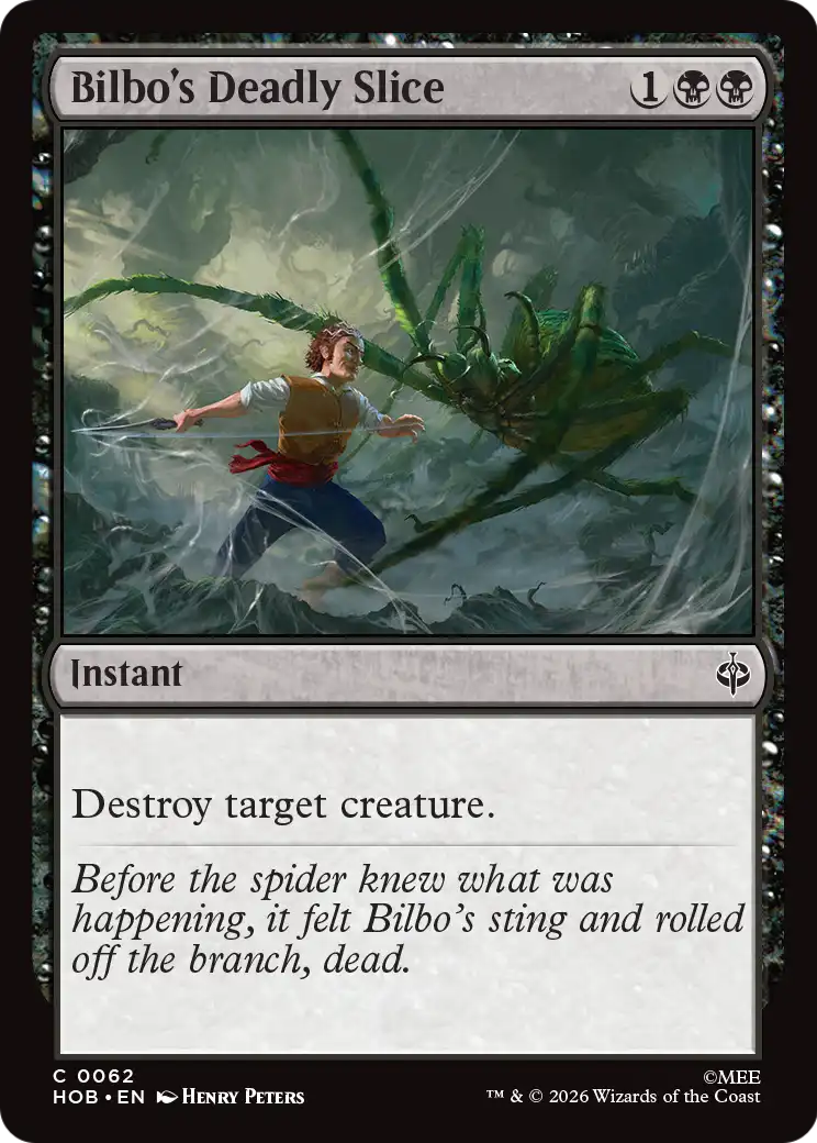 Bilbo's Deadly Slice