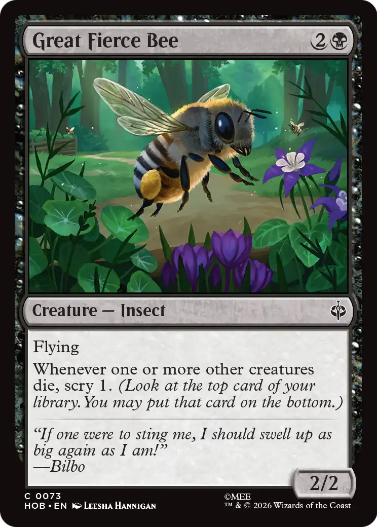 Great Fierce Bee