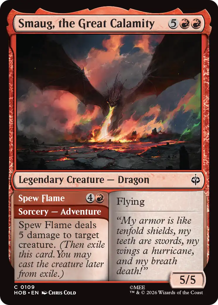 Smaug, the Great Calamity // Spew Flame