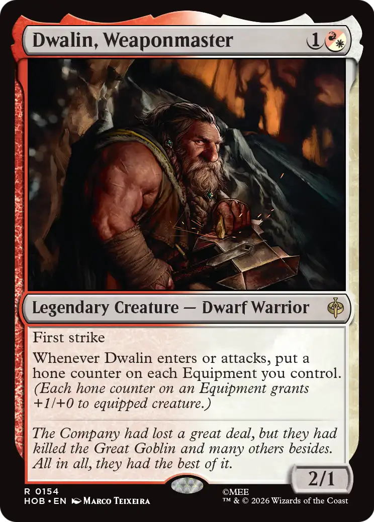 Dwalin, Weaponmaster
