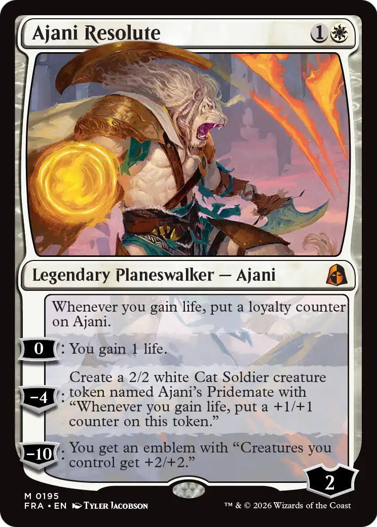 Ajani Resolute — 1/2