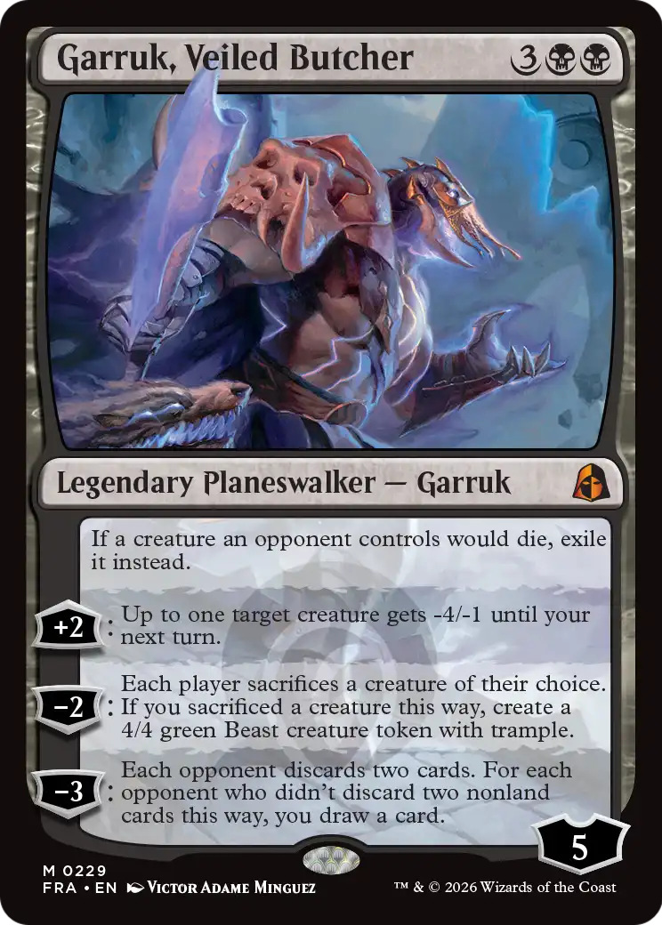 Garruk, Veiled Butcher — 1/2