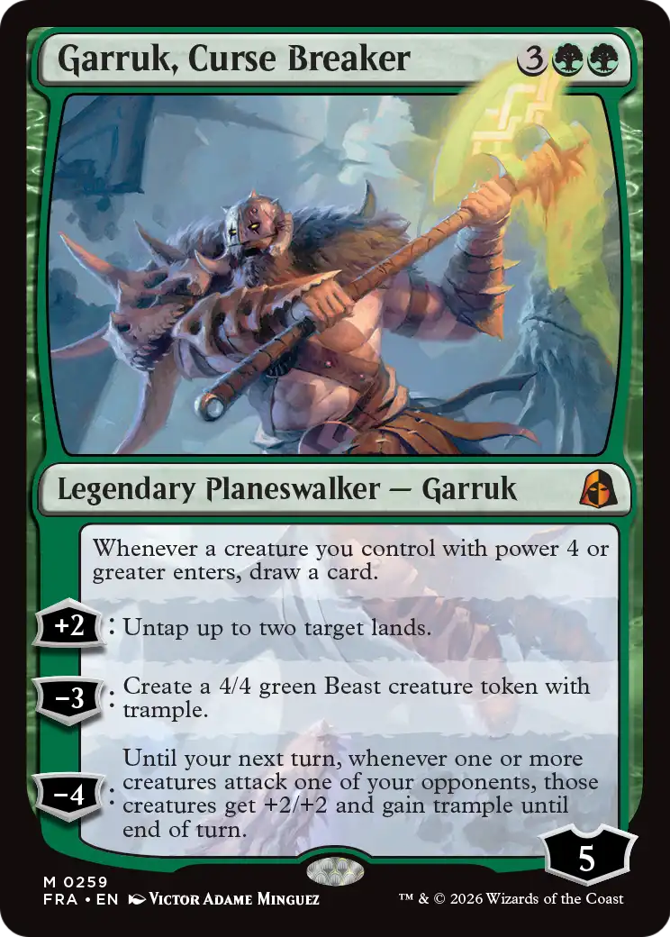 Garruk, Curse Breaker — 1/2