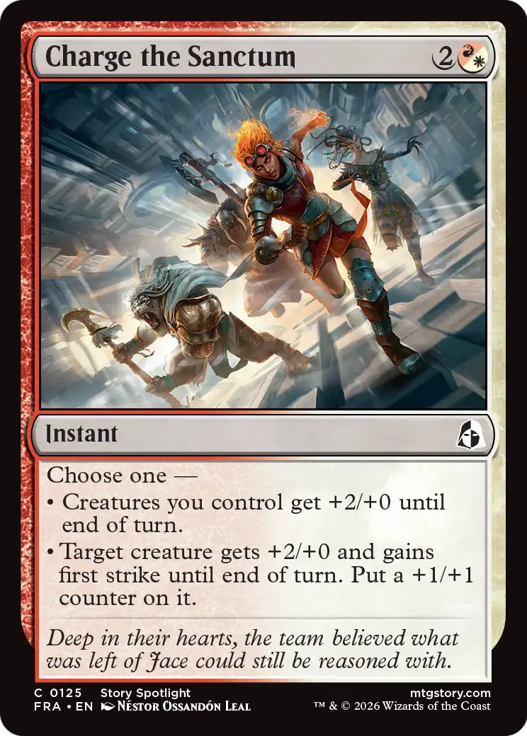 Charge the Sanctum — 1/2