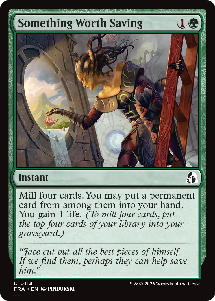 Something Worth Saving — 1/2