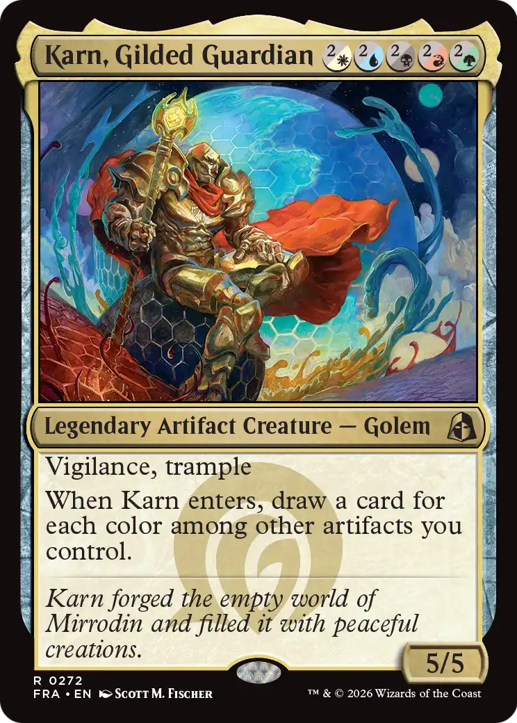 Karn, Gilded Guardian — 1/2