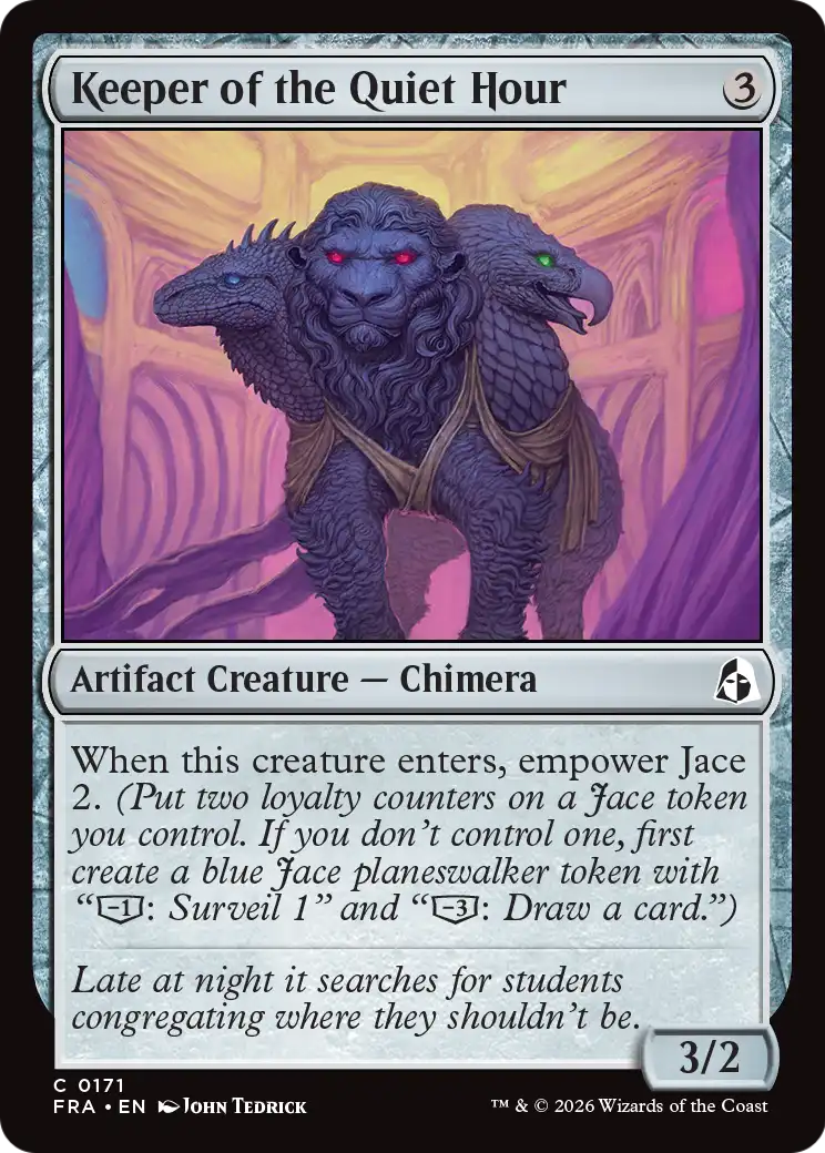 Keeper of the Quiet Hour — 1/2