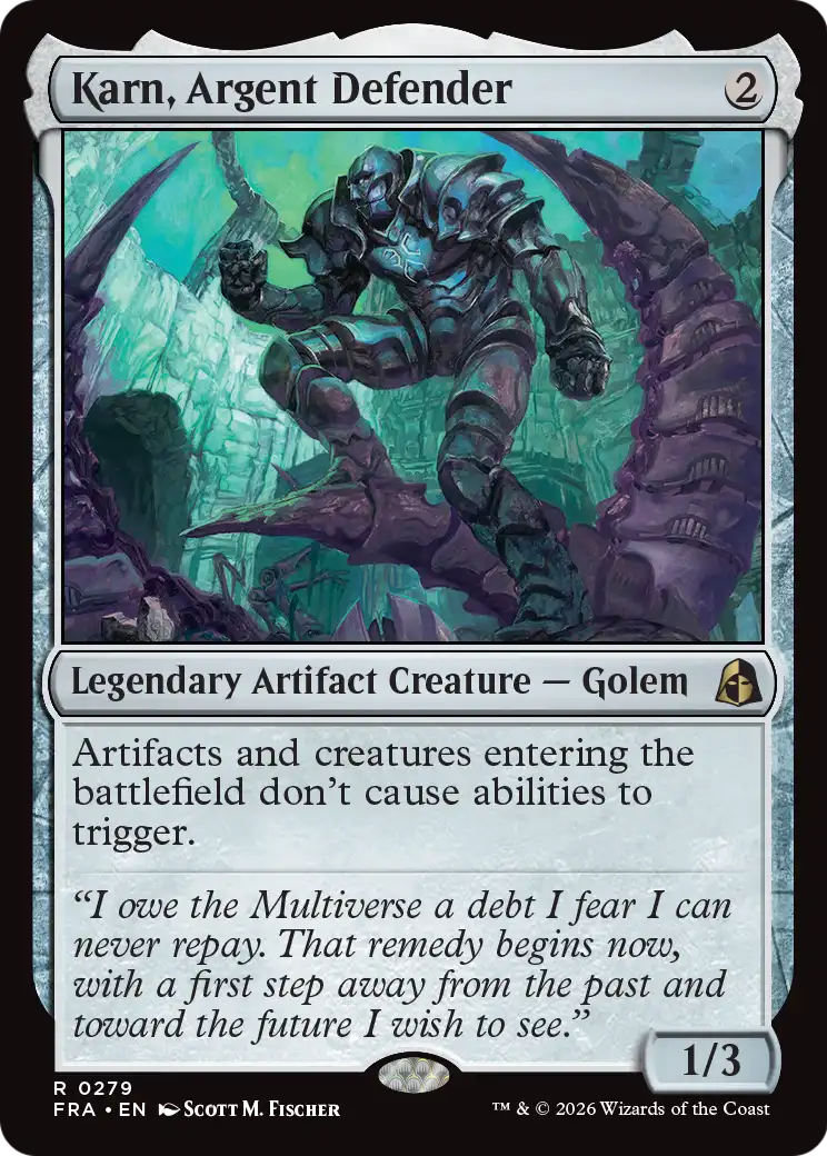 Karn, Argent Defender — 1/2