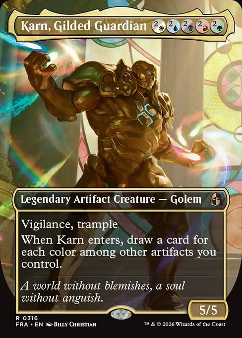 Karn, Gilded Guardian — 1/2