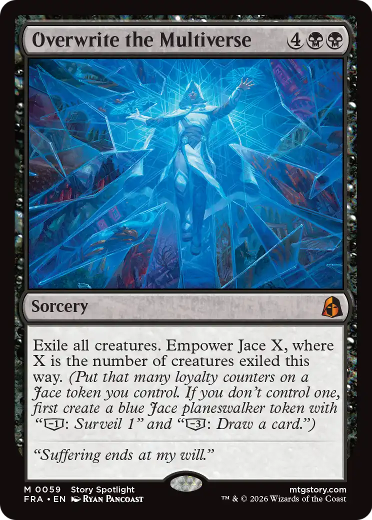 Overwrite the Multiverse — 1/2