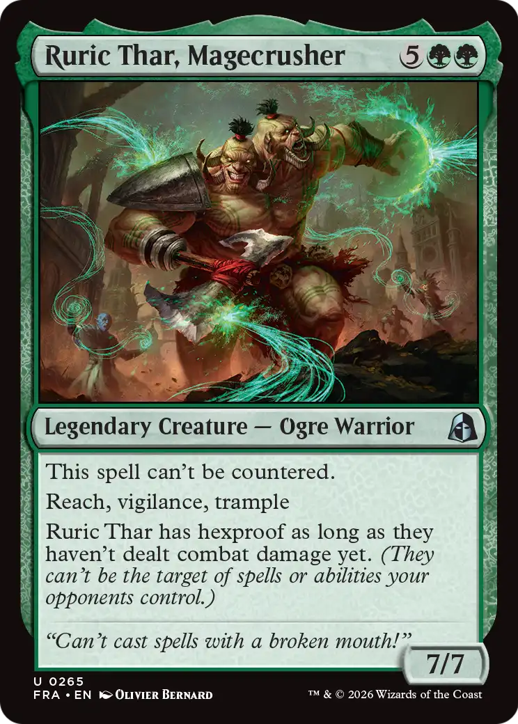 Ruric Thar, Magecrusher — 1/2