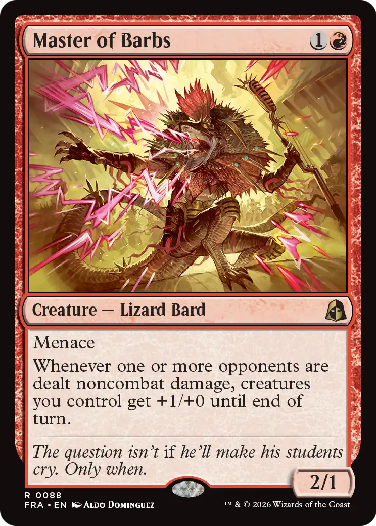 Master of Barbs — 1/2