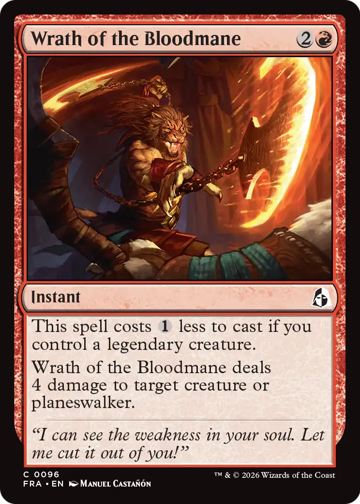 Wrath of the Bloodmane — 1/2