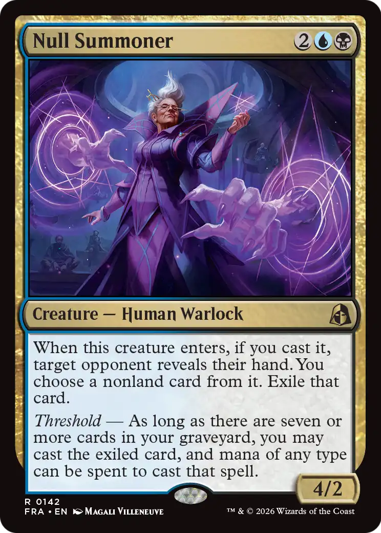 Null Summoner — 1/2