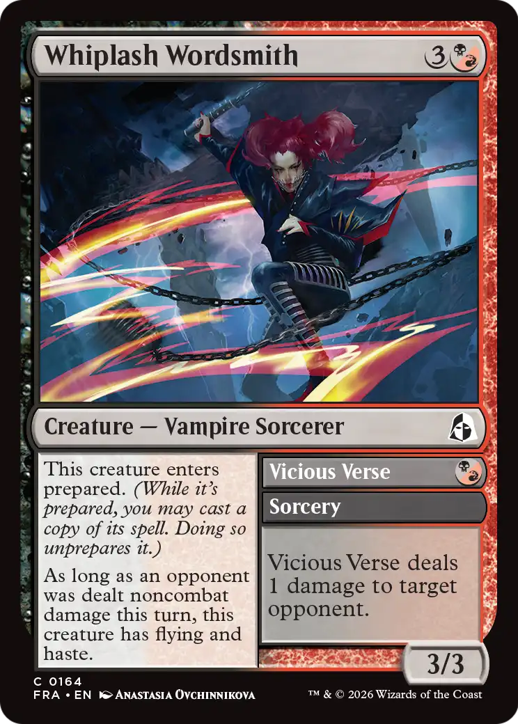 Whiplash Wordsmith // Vicious Verse — 1/2