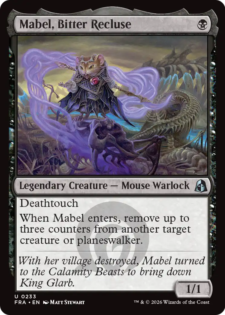 Mabel, Bitter Recluse — 1/2