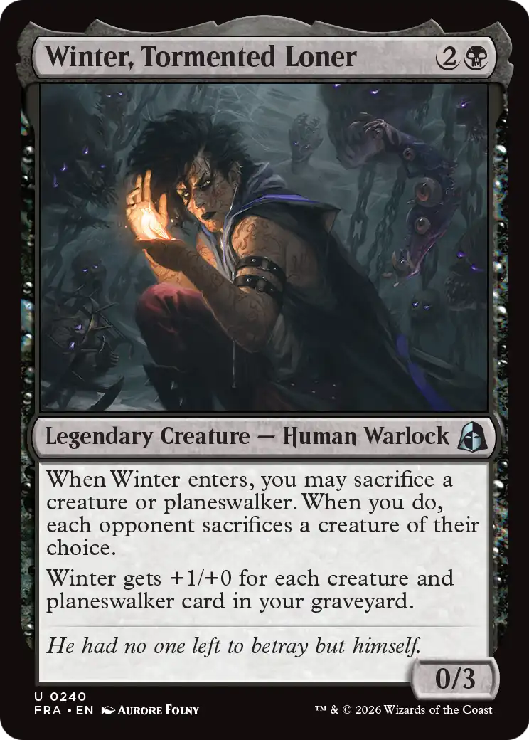 Winter, Tormented Loner — 1/2