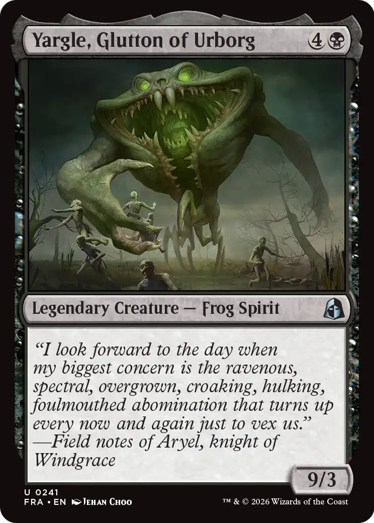 Yargle, Glutton of Urborg — 1/2