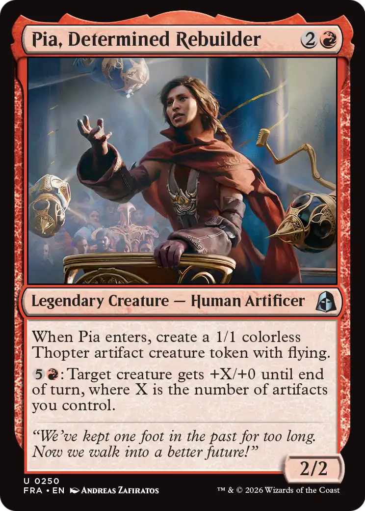 Pia, Determined Rebuilder — 1/2