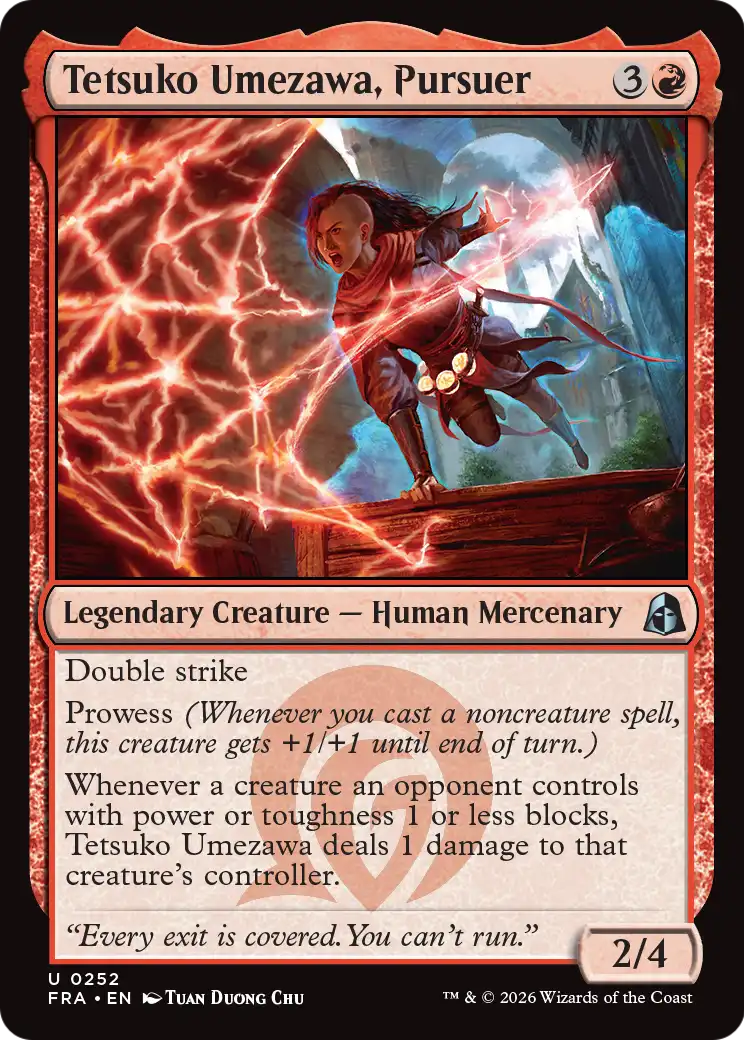 Tetsuko Umezawa, Pursuer — 1/2