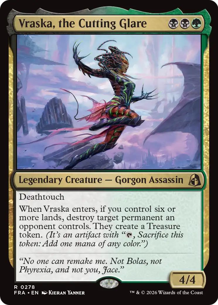 Vraska, the Cutting Glare — 1/2