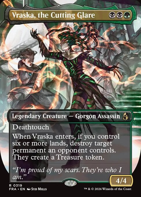 Vraska, the Cutting Glare — 1/2
