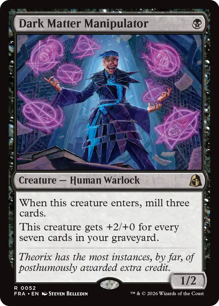 Dark Matter Manipulator — 1/2