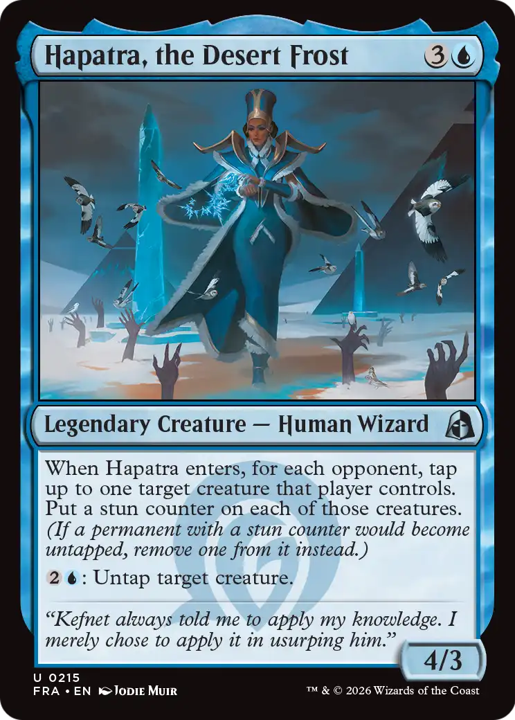 Hapatra, the Desert Frost — 1/2