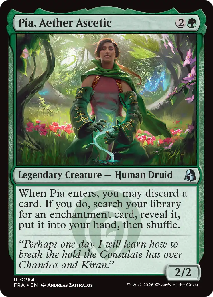 Pia, Aether Ascetic — 1/2