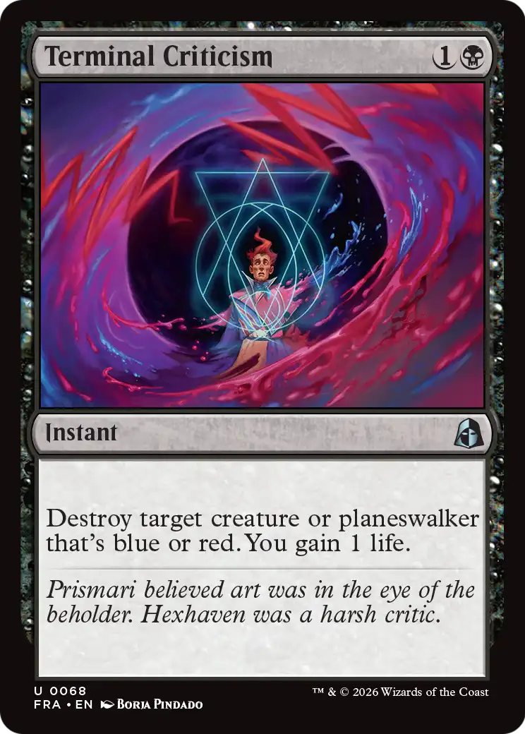 Terminal Criticism — 1/2