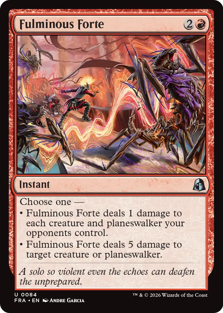 Fulminous Forte — 1/2