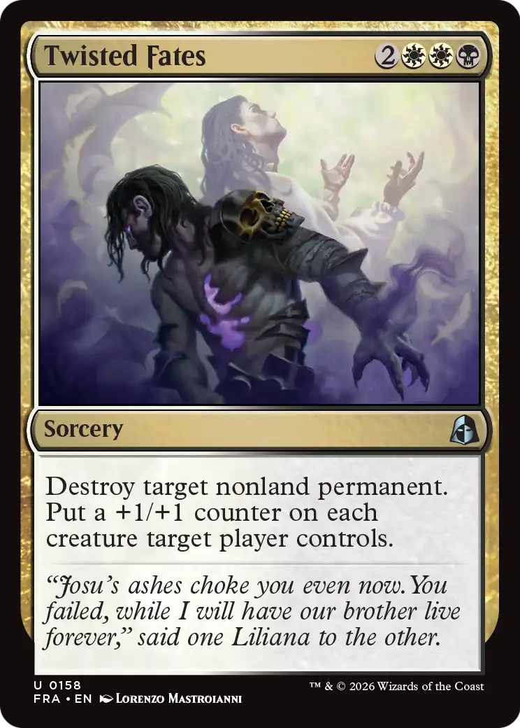 Twisted Fates — 1/2