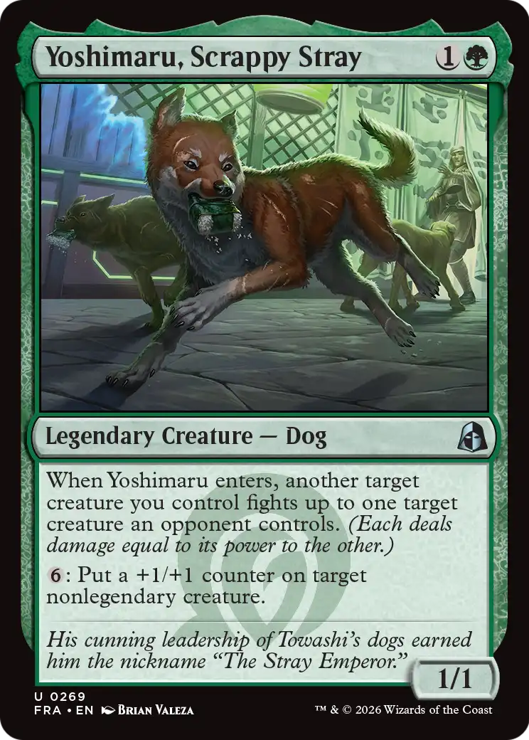 Yoshimaru, Scrappy Stray — 1/2
