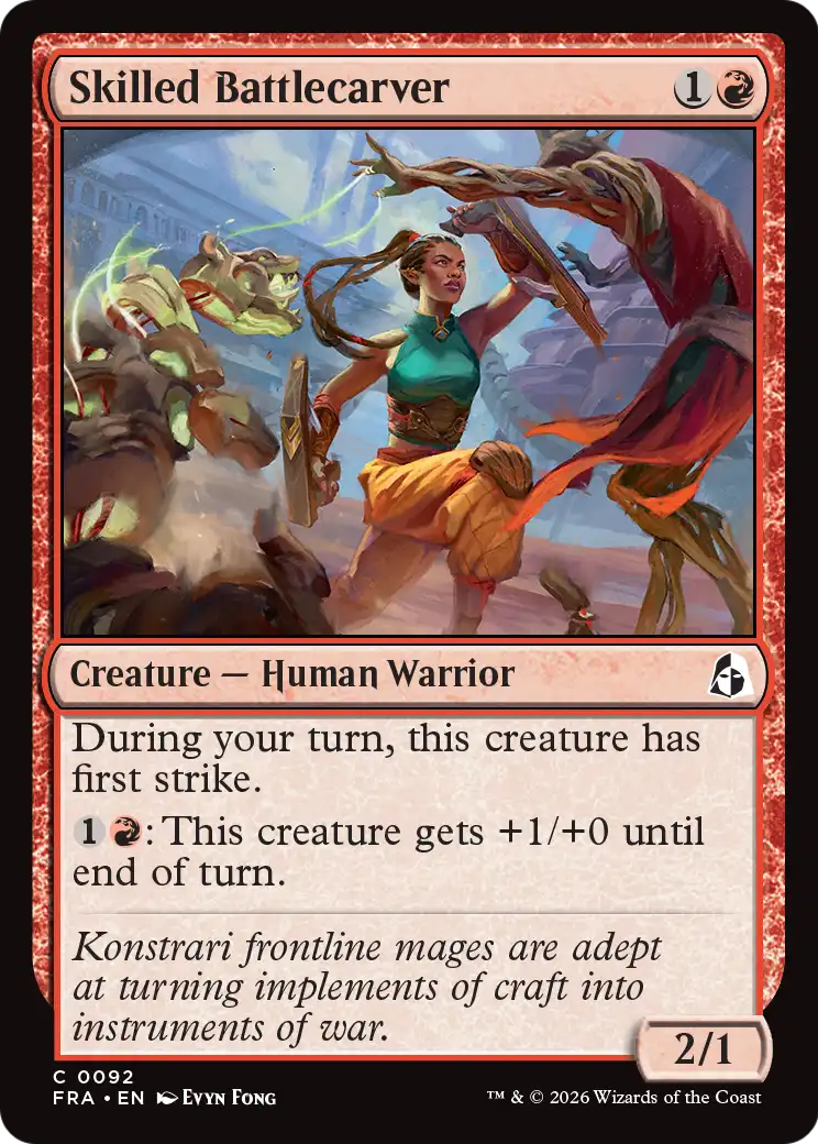 Skilled Battlecarver — 1/2