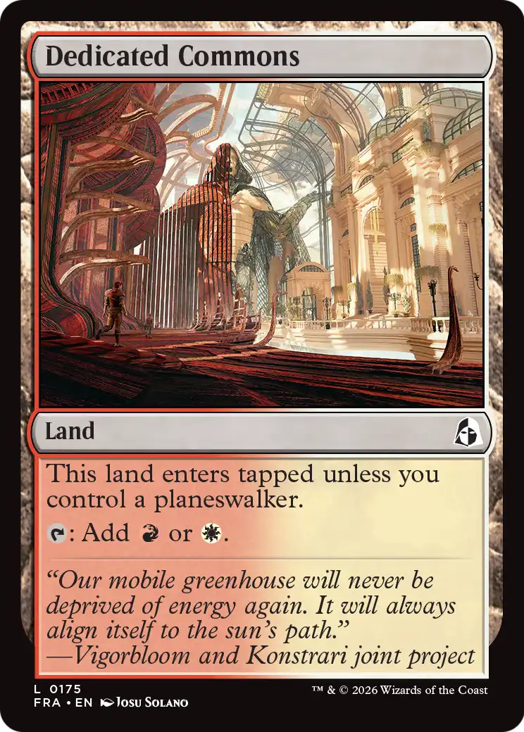 Dedicated Commons — 1/2