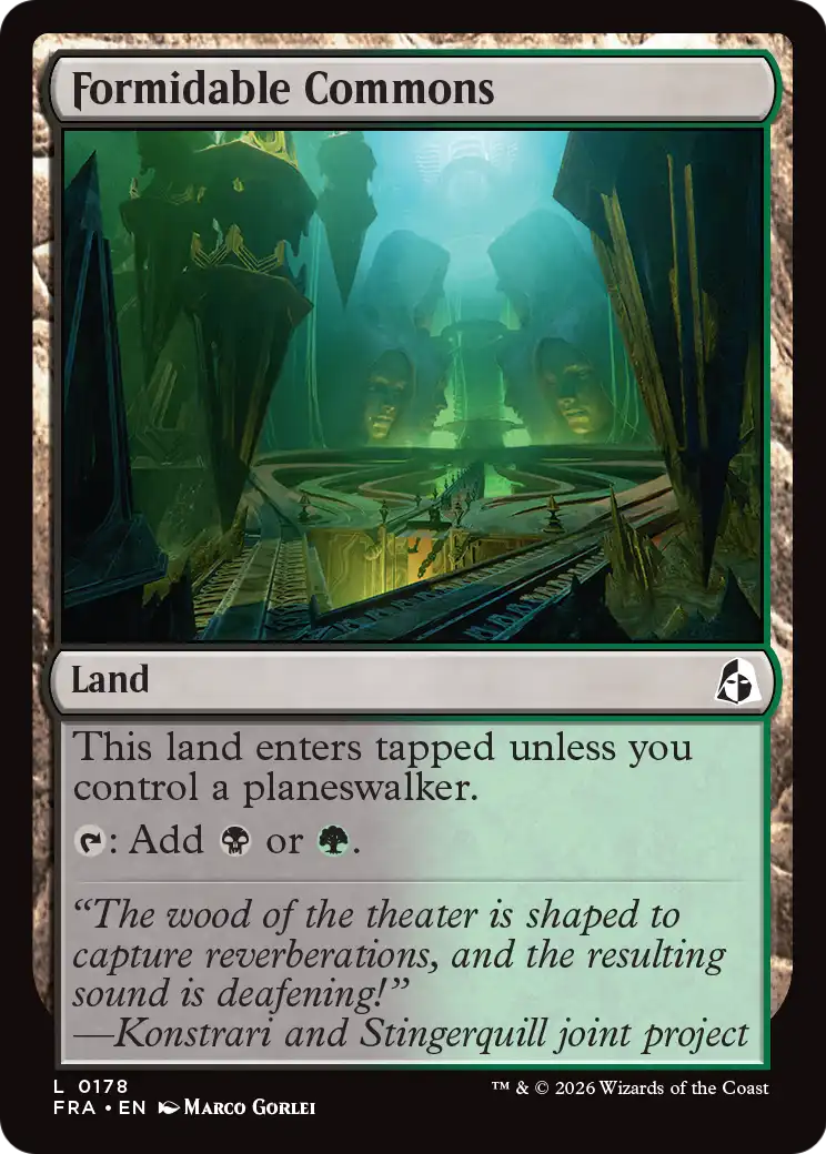 Formidable Commons — 1/2