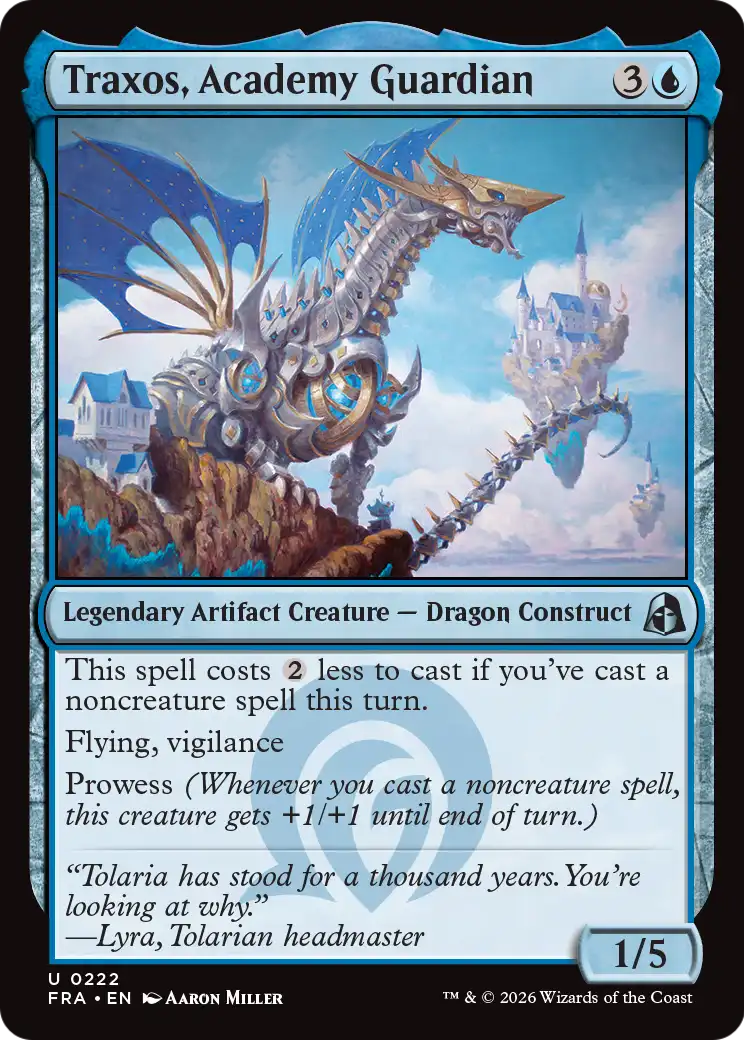 Traxos, Academy Guardian — 1/2