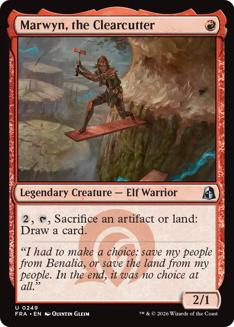 Marwyn, the Clearcutter — 1/2