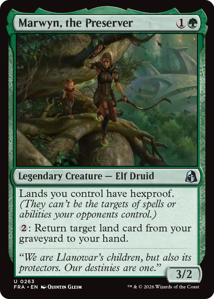 Marwyn, the Preserver — 1/2