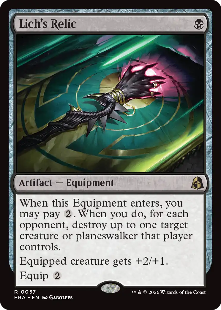 Lich's Relic — 1/2