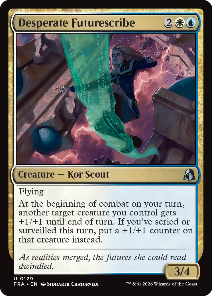 Desperate Futurescribe — 1/2