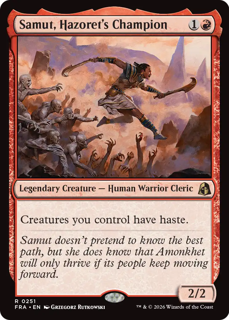 Samut, Hazoret's Champion — 1/2