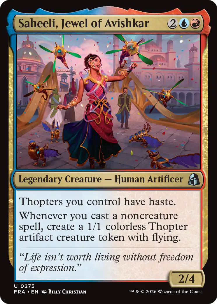 Saheeli, Jewel of Avishkar — 1/2