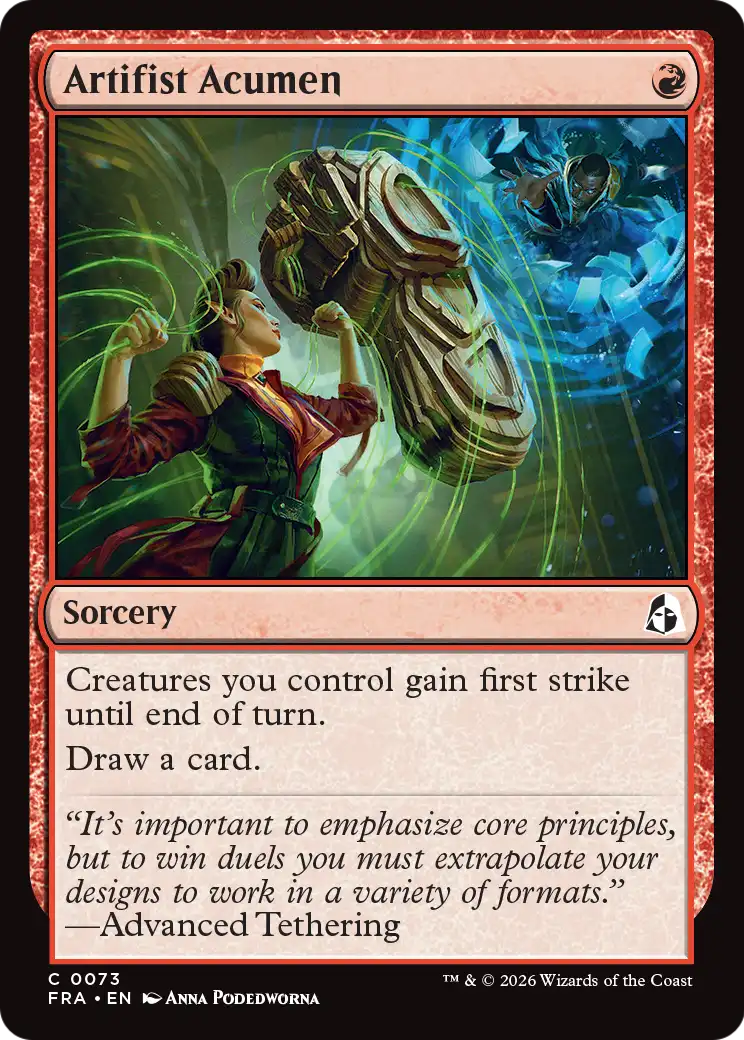 Artifist Acumen — 1/2