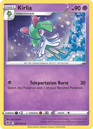 Kirlia [Teleportation Burst]