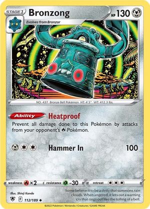 Bronzong [Heatproof | Hammer In]