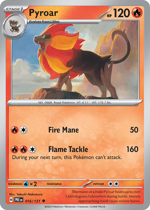 Pyroar [Fire Mane | Flame Tackle]