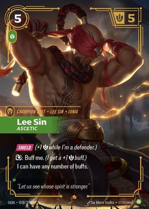 Lee Sin, Ascetic